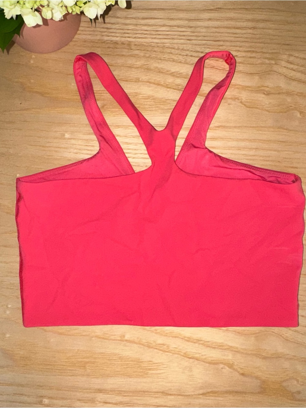 Lululemon Bend This V & Racer Bra S/M Glaze Pink